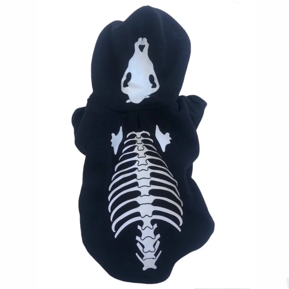 NWT- Petco ‘Bootique’ Skeleton Dog Hoodie Jacket
